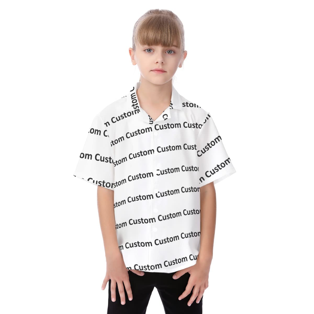 Custom Hawaiian Shirt For Kids 100% Cotton