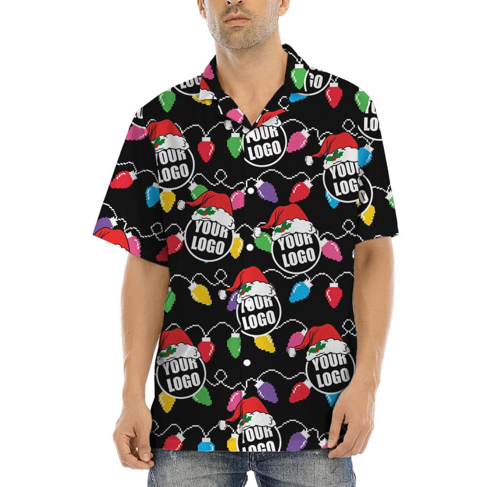 Custom Logo Christmas Aloha Shirt (4)