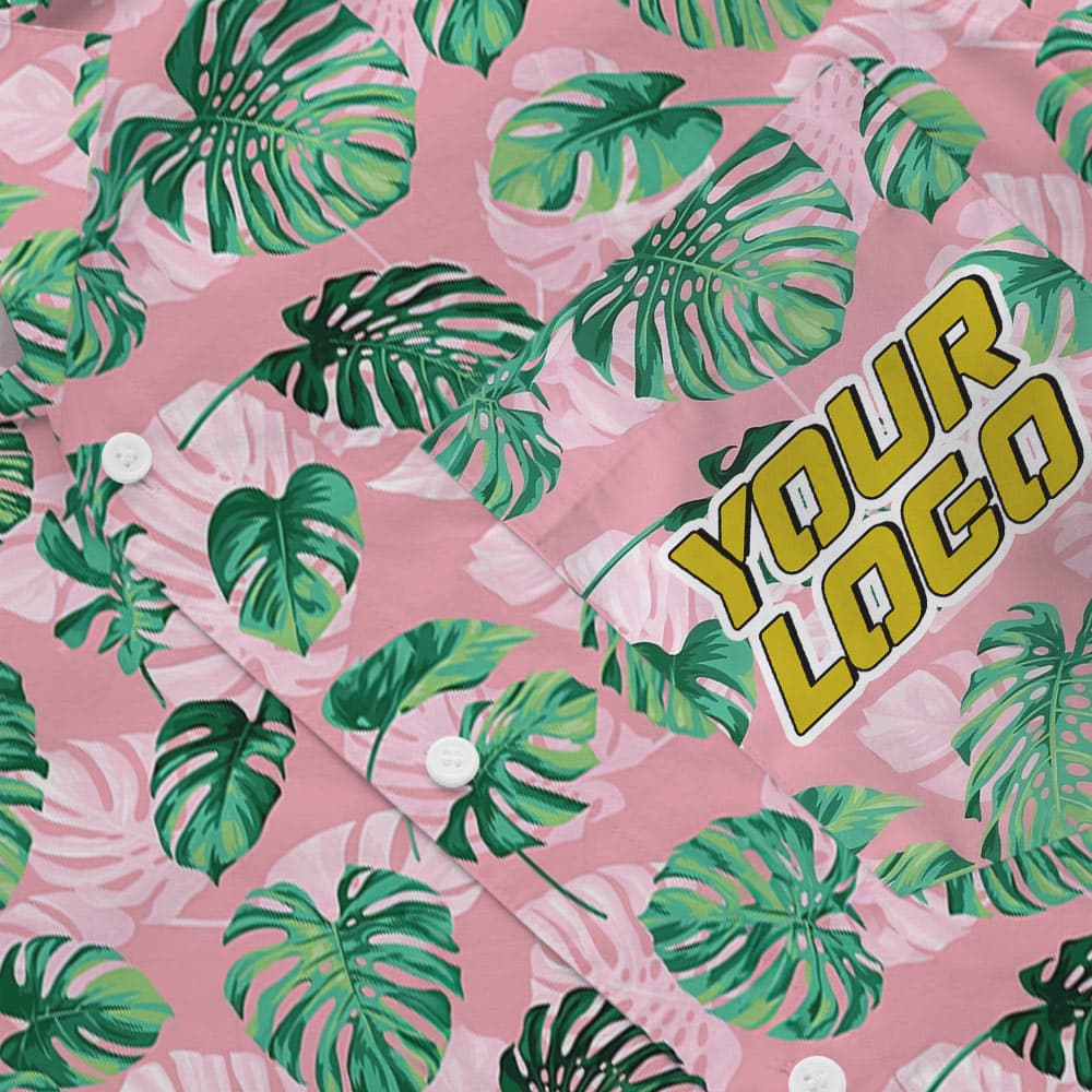 Tropical Aloha Shirt With Custom Logo