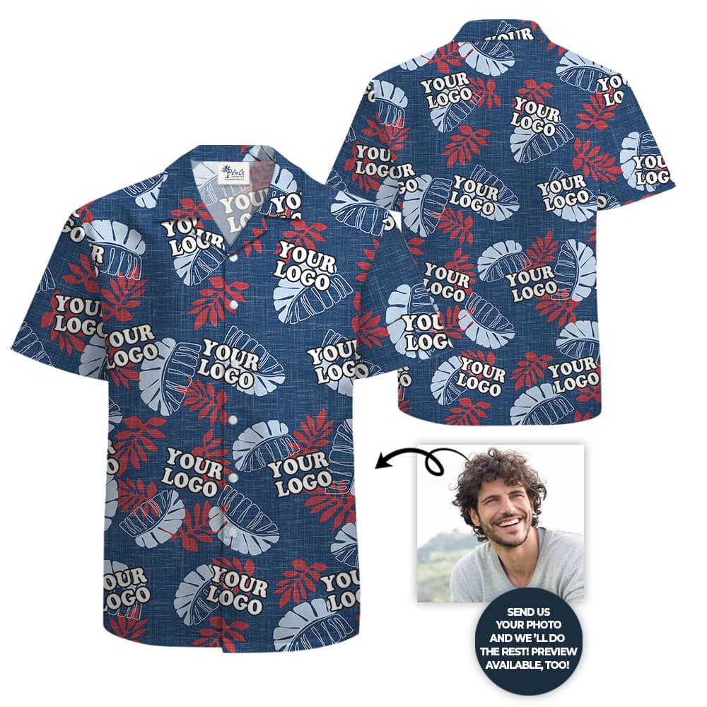 Custom Logo Hawaiian Shirt Plus Size