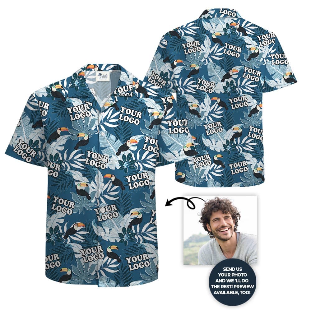 Funny Custom Logo Toucan Plus Size Hawaii Shirt