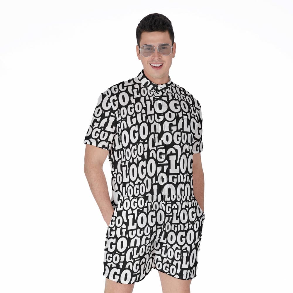 Men's Romper With Custom Company Logo