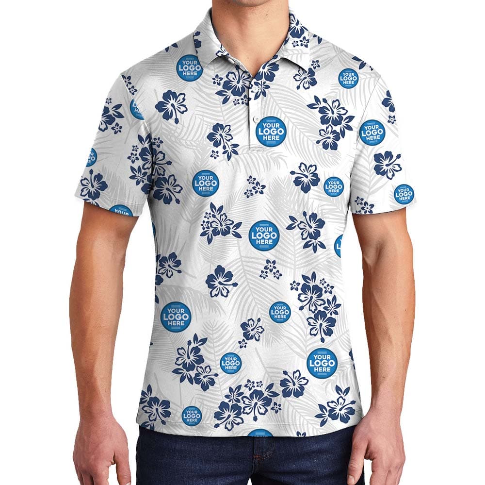 Beach Vibes Custom Logo Polo Shirt For Group