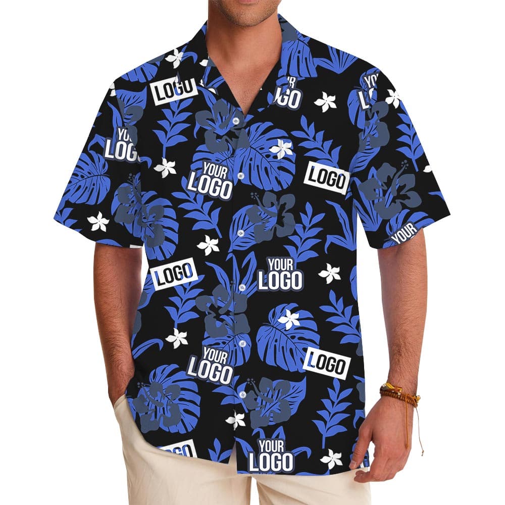Bulk Order Logo Hawaiian Shirt With Preview No Minimum
