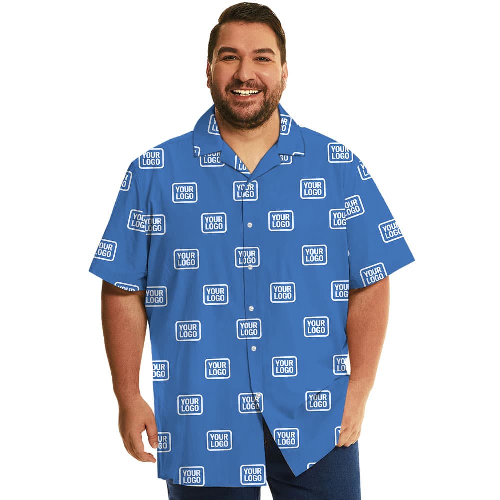 Custom Multiple Logos Hawaiian Shirts