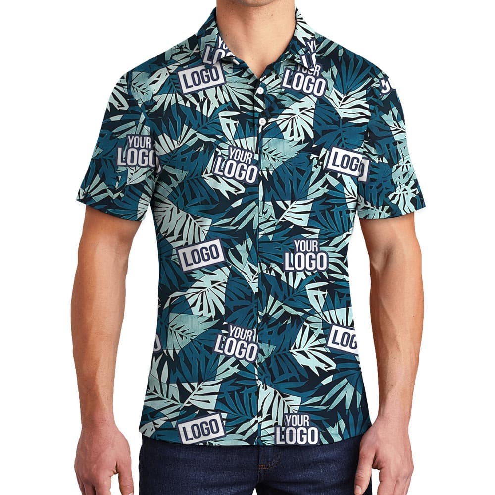 Custom Team Logo Tropical Polo For Men And Women