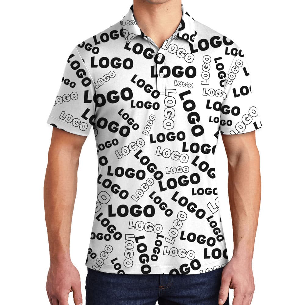 Fully Custom Company Logo Polo Shirt (1)