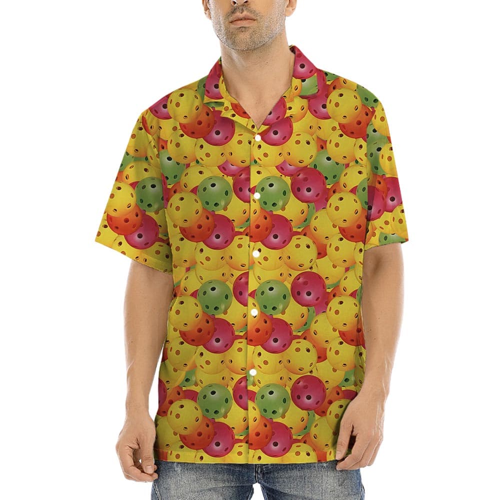 All Over Print Pickleball Hawaiian Shirt
