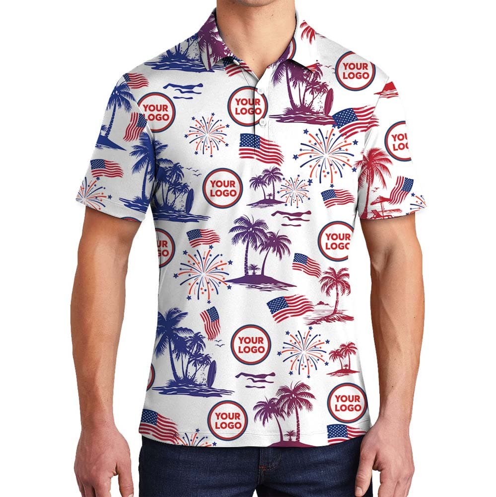 American Spirit Custom Logo Polo Shirts