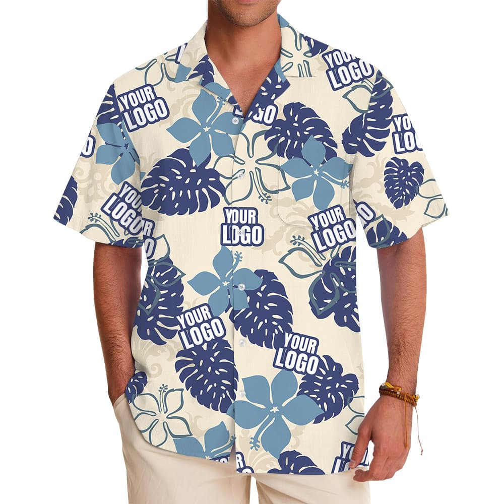 Custom Logo Hawaiian Shirt For Men And Women