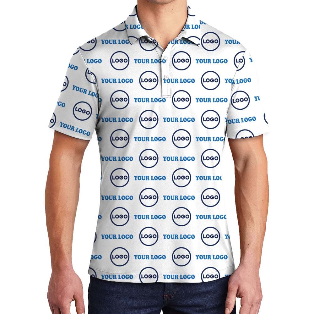 Customized Logo And Name Polo Shirt With Preview