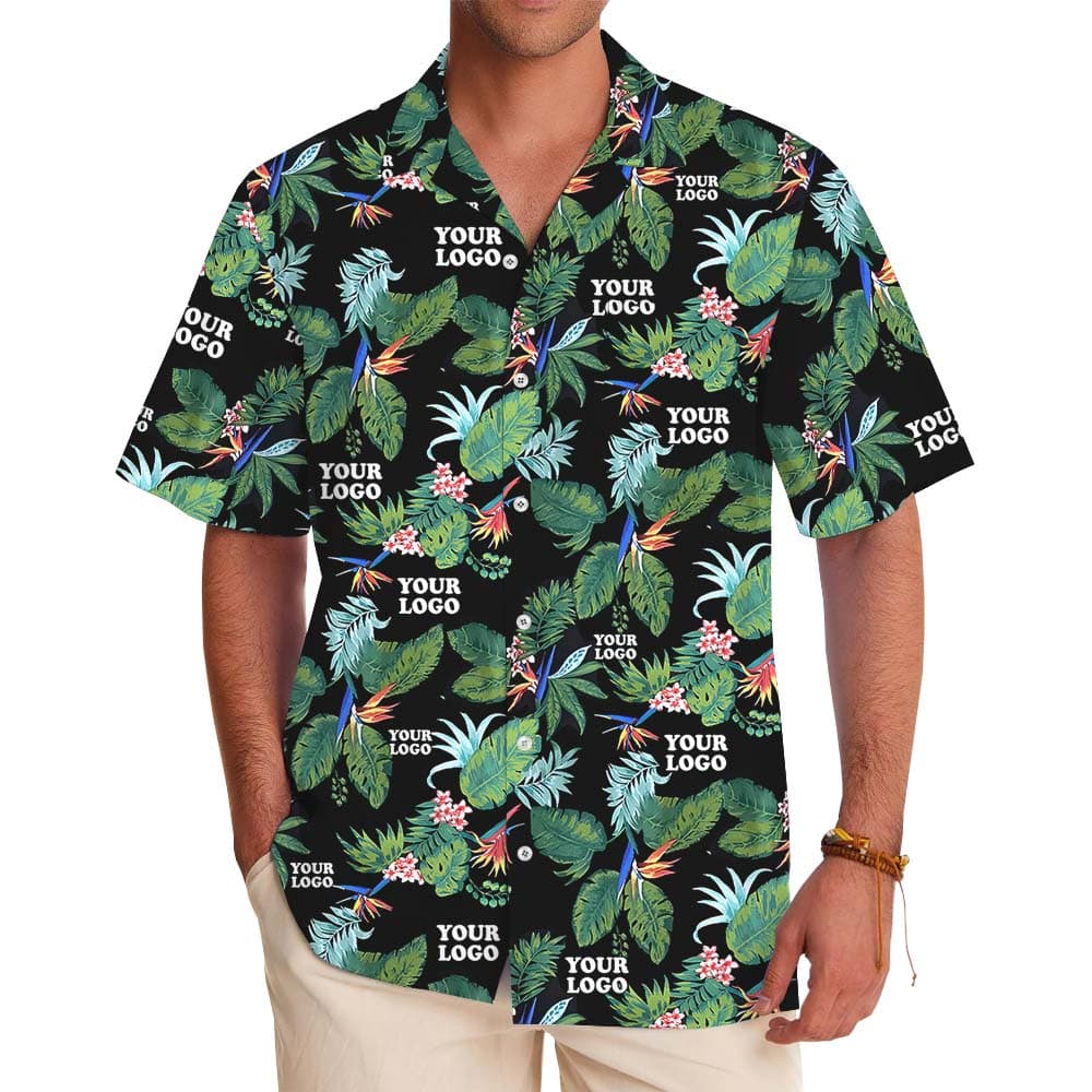 Jungle Fiesta Custom Logo Hawaiian Shirt With Logo