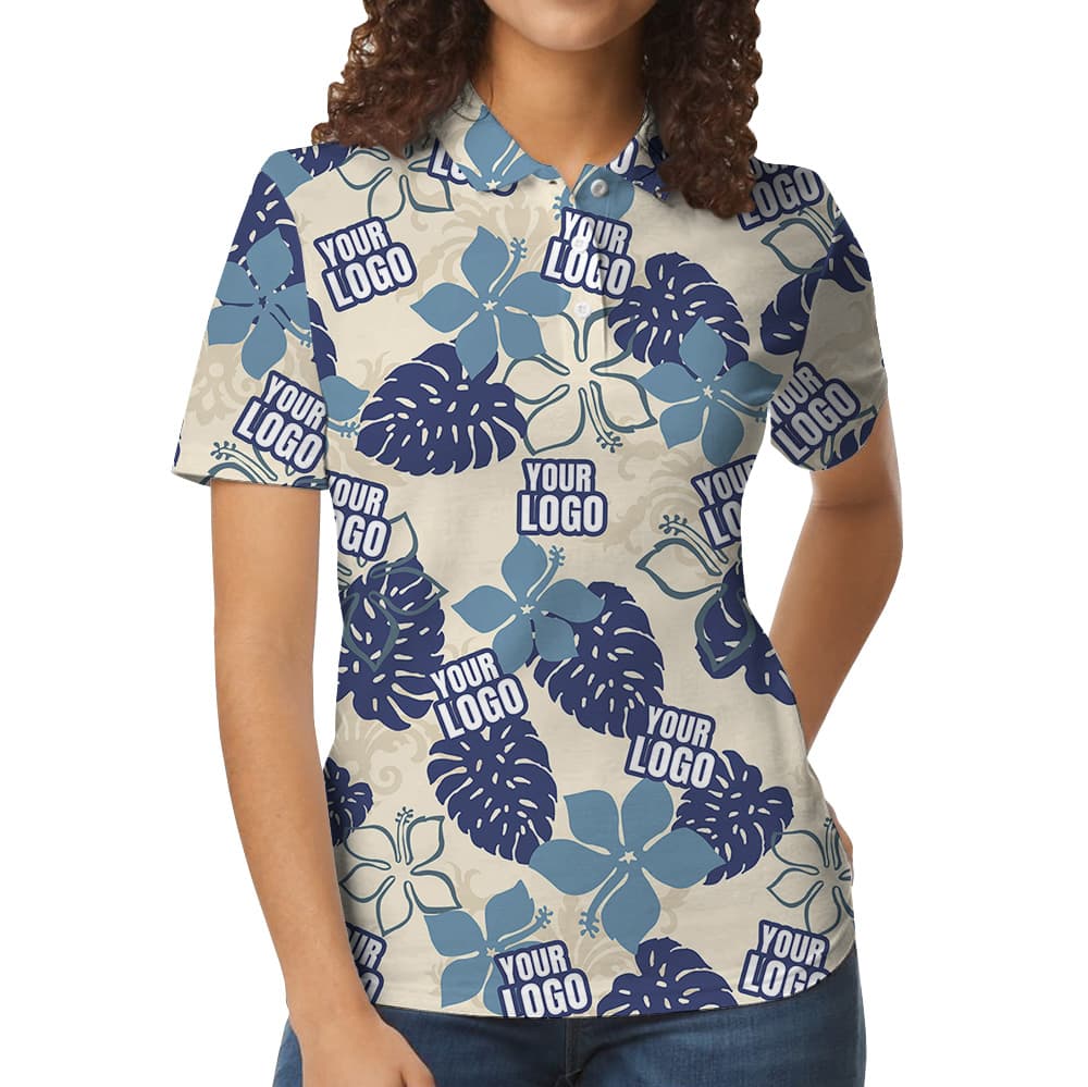 Vintage Polo Shirt With Custom Company Logo