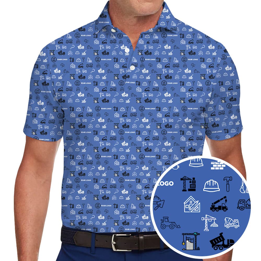 Custom Small Logo And Color Company Polo Shirt