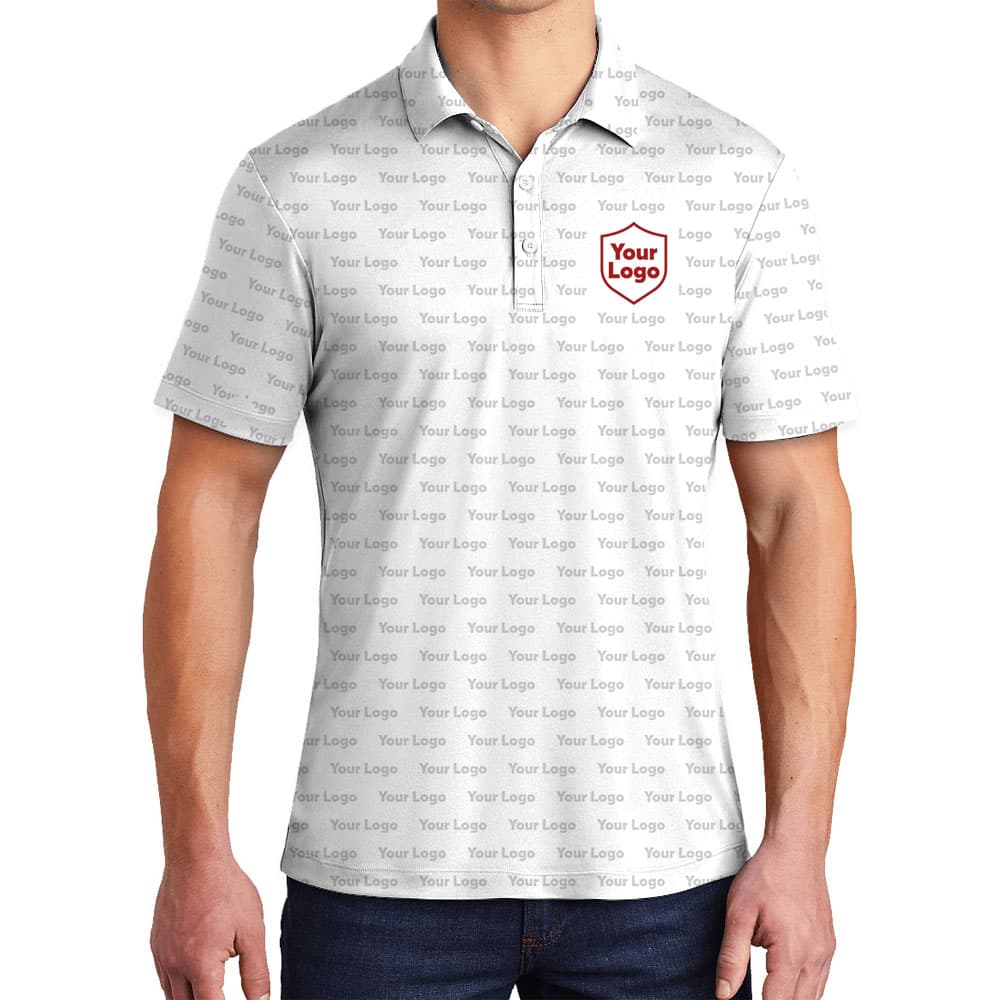 Full Custom Small Logo Polo Shirt For Company