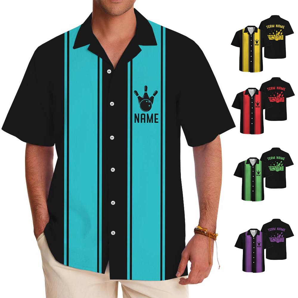 Personalized Bowling Hawaiian Shirt With Name