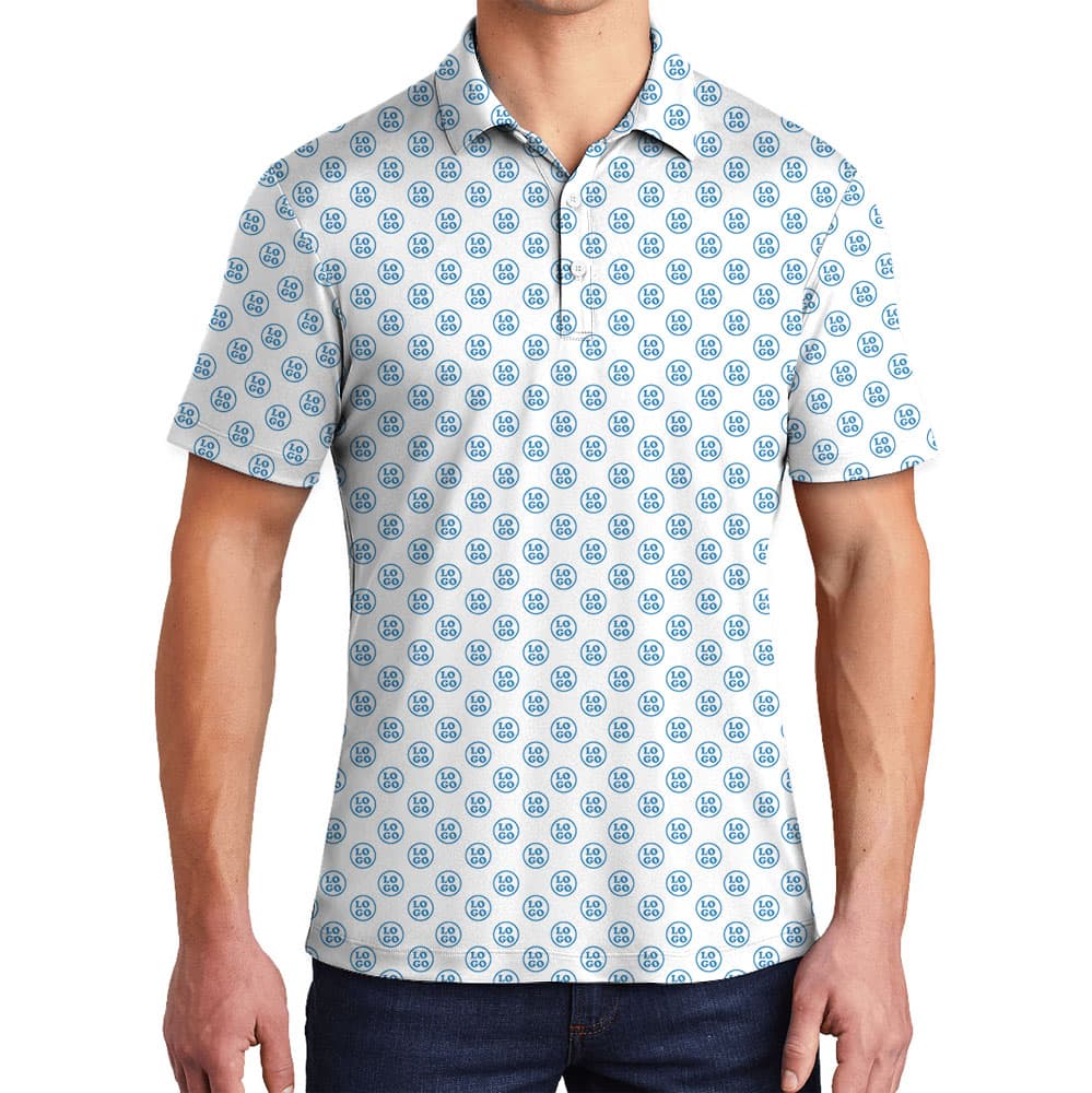Custom Small Logo Polo Shirt With Live Preview