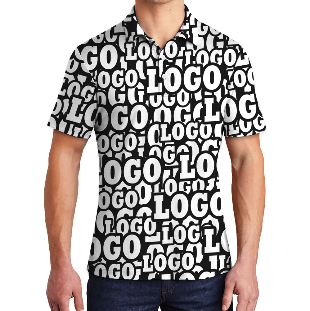 Personalized Polo Shirt With Full Logos