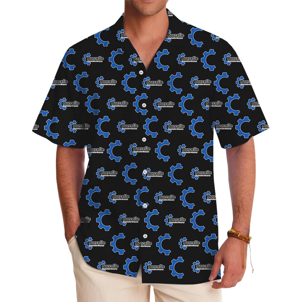 Custom 2 Logo Hawaiian Shirt No Minimum