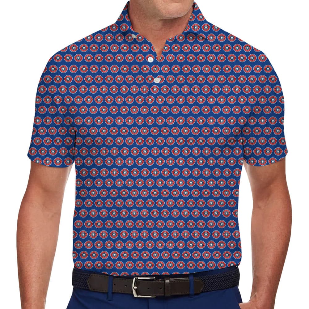 Custom Golf Polo Shirt With Small Tight Logo
