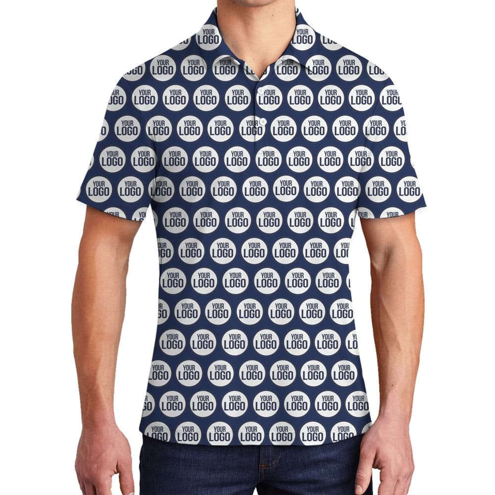 Custom Golf Shirt With Company Logo And Preview