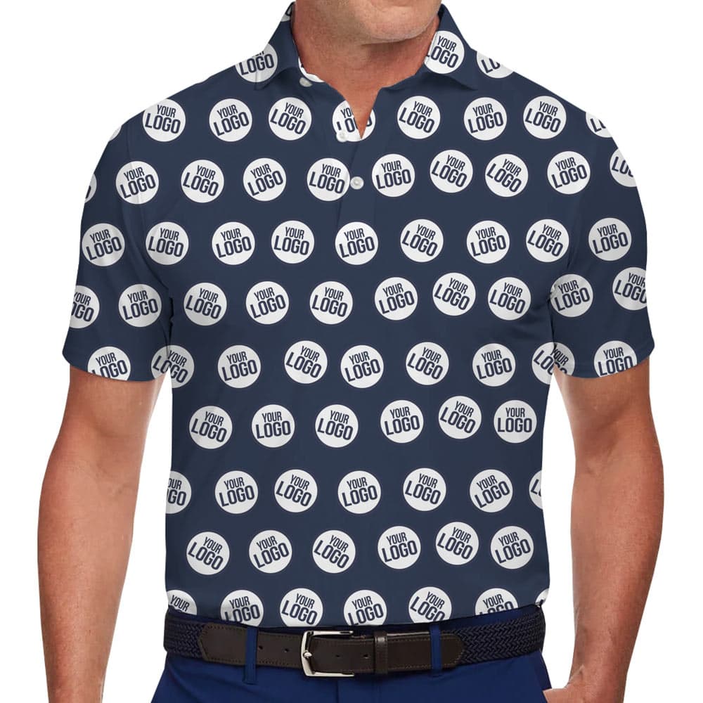 Personalized Collared Polo Shirt With Logos