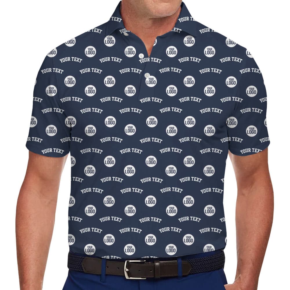 Custom Branding Golf Polo Shirt With Live Preview
