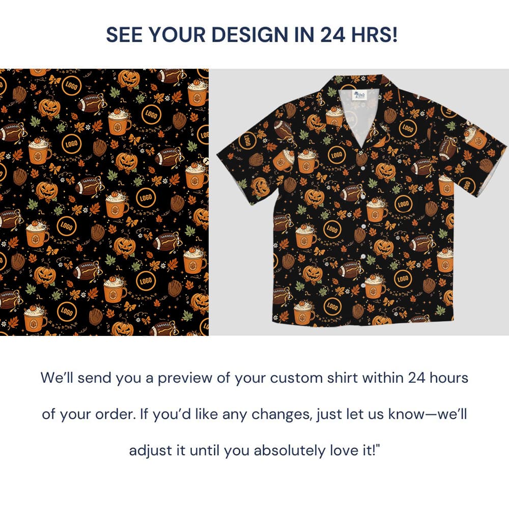 Football Halloween Custom Logo Hawaiian Shirt