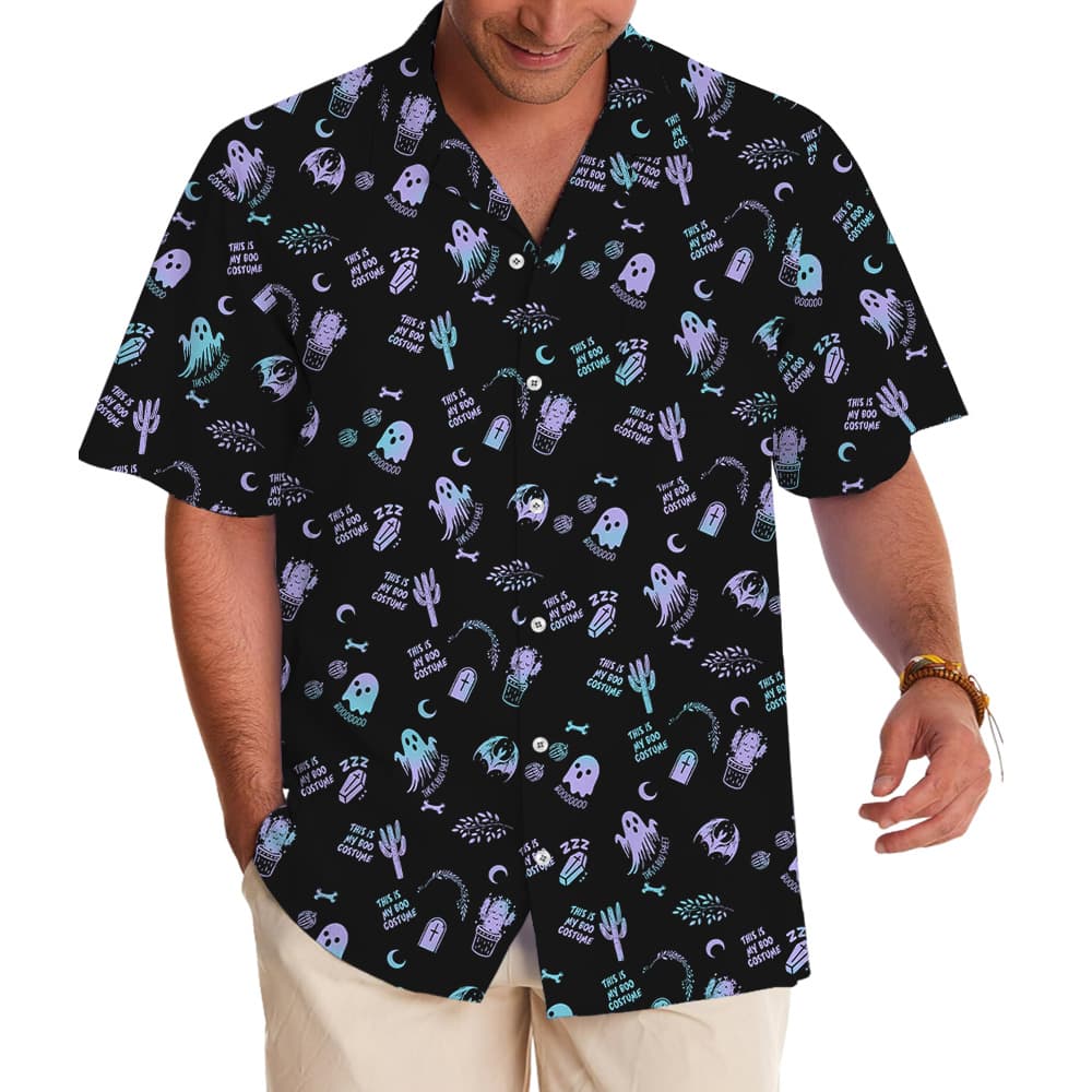 Halloween Pastel Ghost Party Hawaiian Shirt