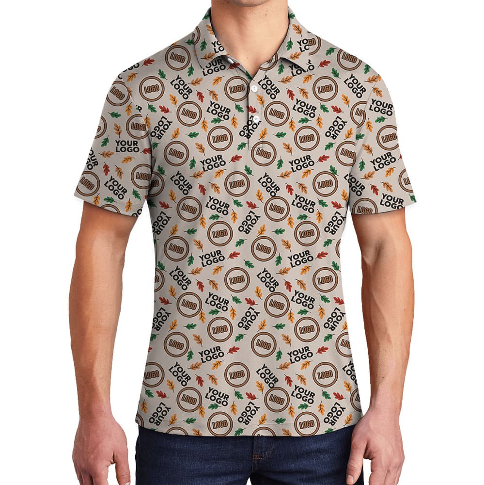Multi Custom Logo Polo Shirt for Thanksgiving
