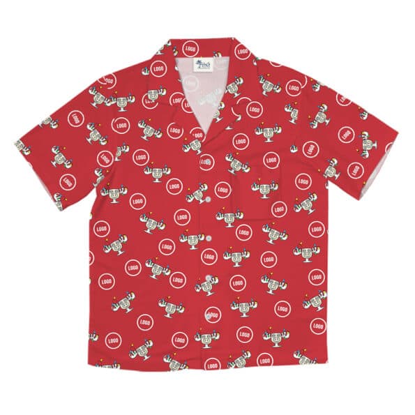 Christmas Eggnog Moose Mug Custom Logo Button Shirt