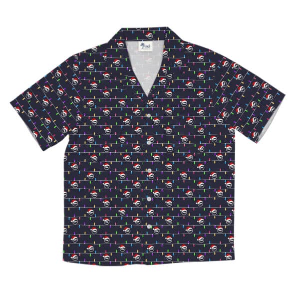 Custom Logo Christmas Patterns Hawaiian Shirt