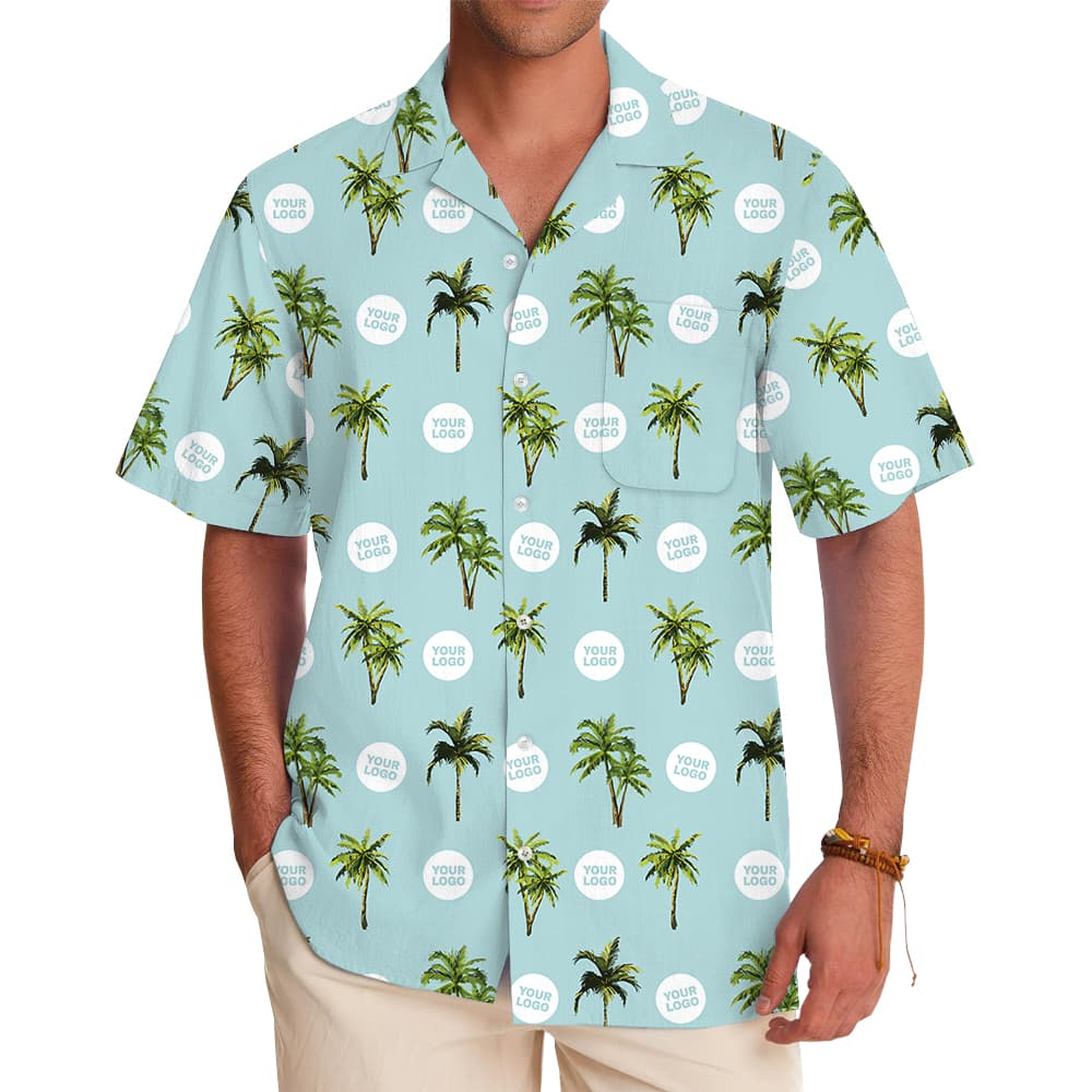 Custom Hawaiian Shirts With Palm Tree Sample