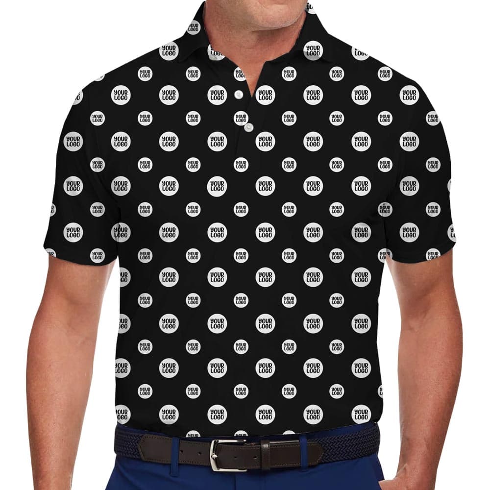 Custom Logo And Color Collared Polo No Minimum