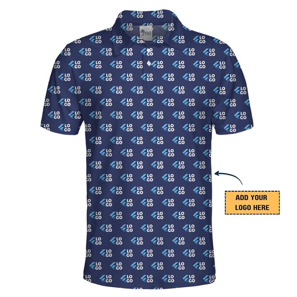 Custom Logo And Color Collared Polo Shirt With Instant Preview