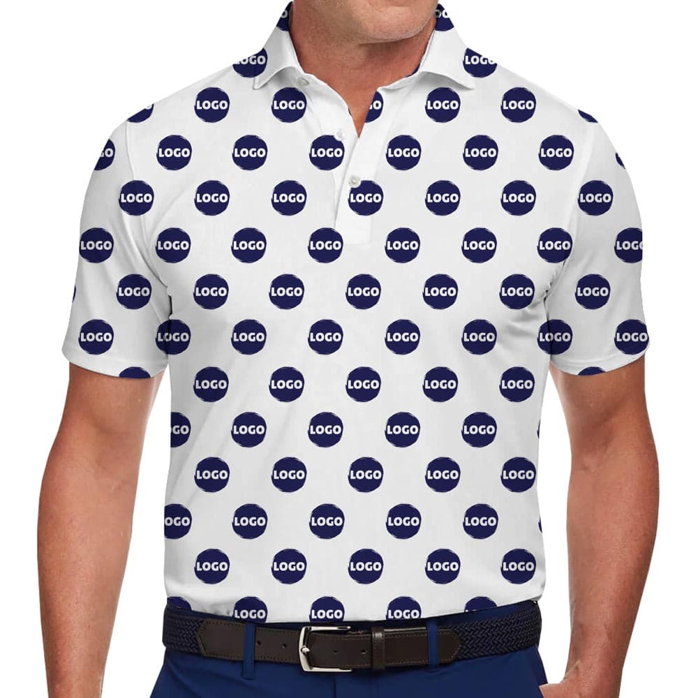 Custom Stand-out Logo And Color Collared Polo Shirt
