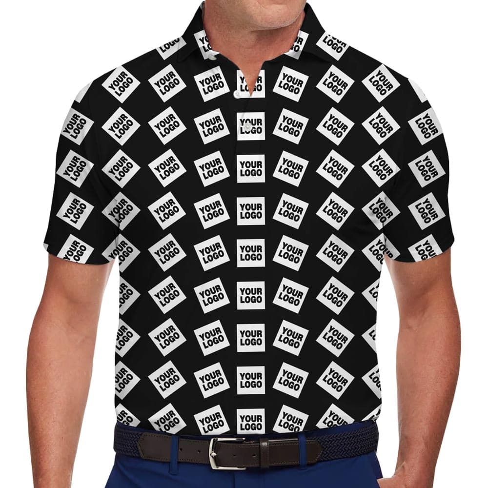 Custom Your Brand Plain Collared Polo Shirt With Preview