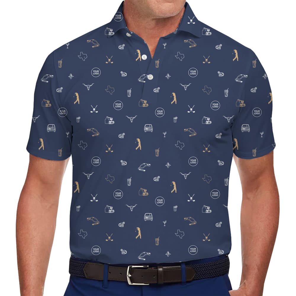 Personalized-Golf-Polo-Shirt-With-Company-Logo-in-model