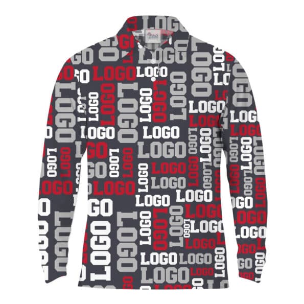 Simple Custom Logo Long Sleeves Polo Shirt