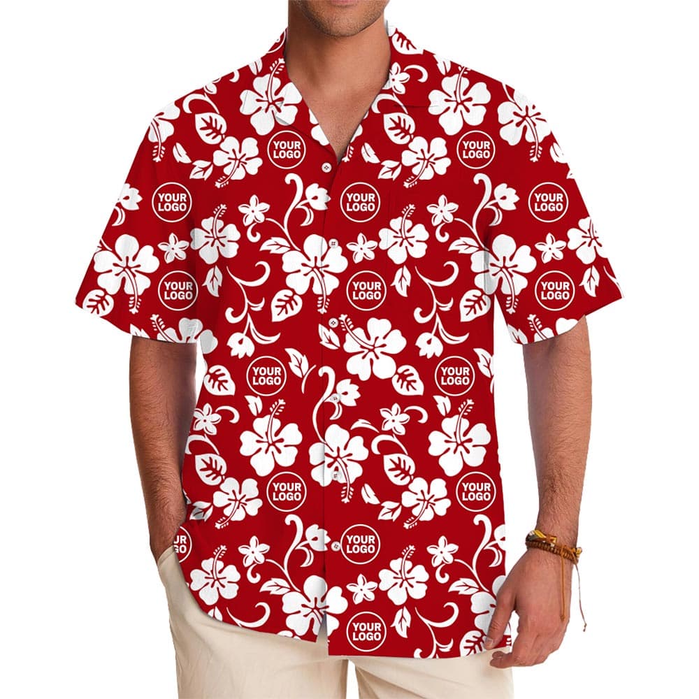 hibiscus Hawaiian shirt
