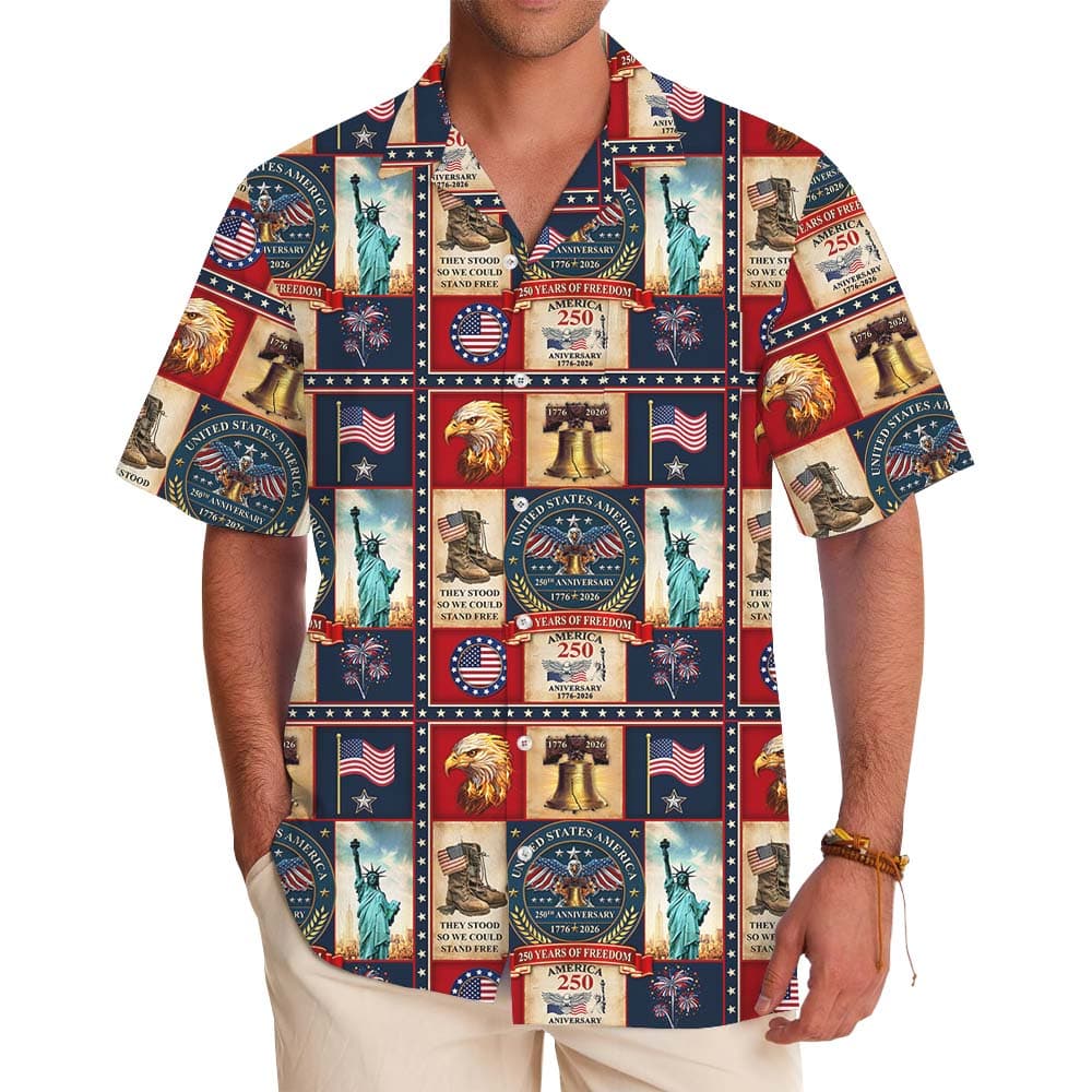 250 Years of Freedom Commemorative Hawaiian Shirt