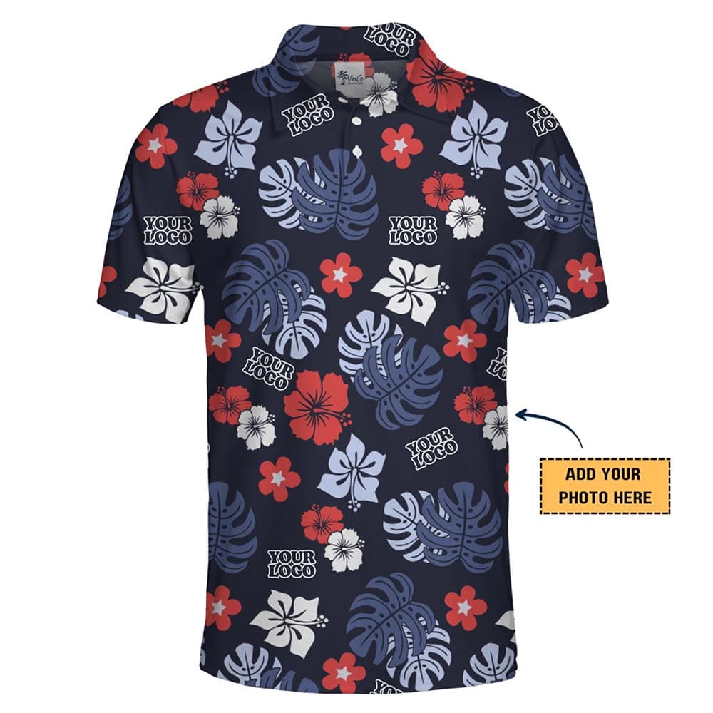 Business Promotion Custom Aloha Polo Shirt