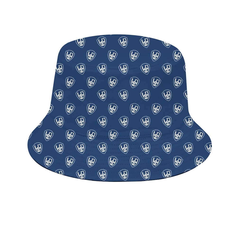 Classic Pattern Custom Logo Matching Bucket Hat