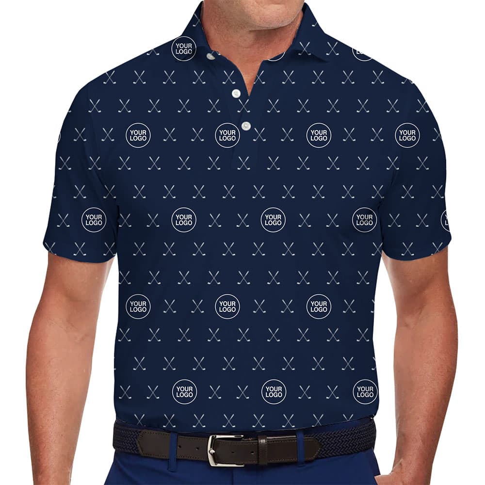 Corporate Golf Event Custom Logo Polo Shirt