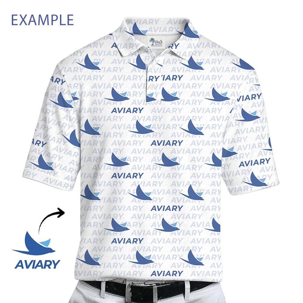 Custom Brand Statement Collared Polo Shirt No Minimum