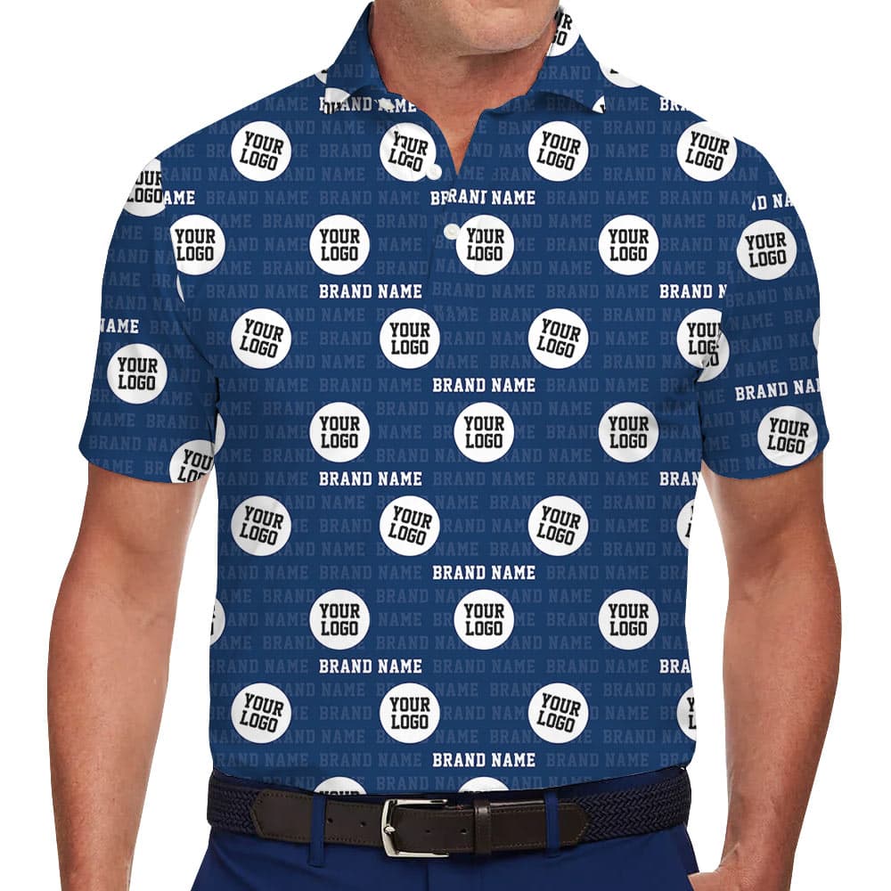 Custom Brand Statement Collared Polo Shirt No Minimum