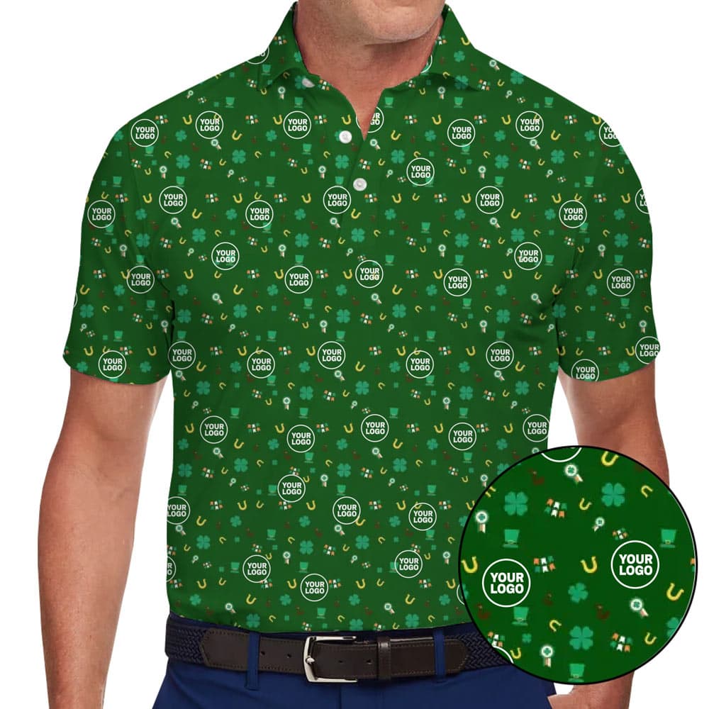Custom-Small-Logo-St.-Patrick’s-Polo-Shirt-1