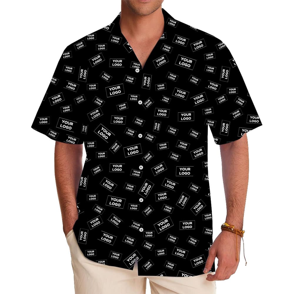 Elegant Custom Logo Button Up Shirts