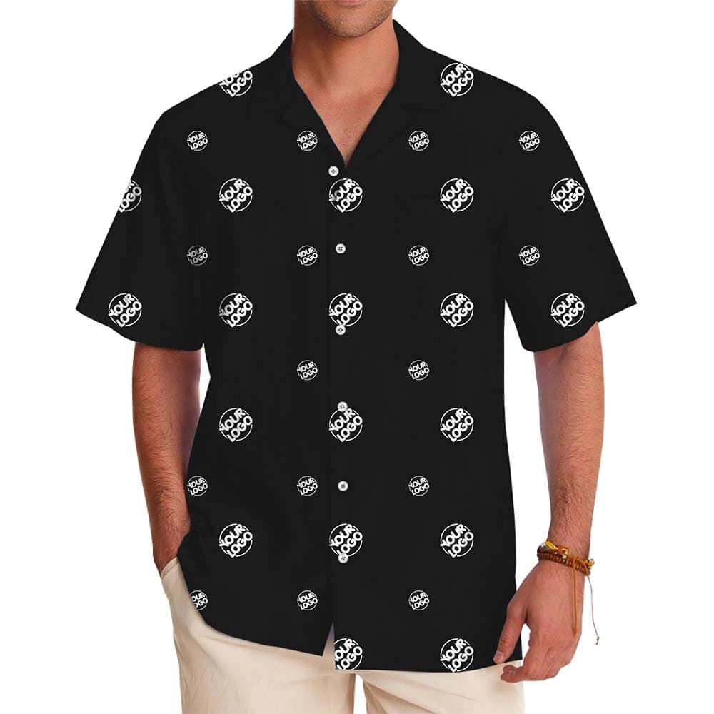 No Minimum Custom Logo Button Up Shirt With Preview
