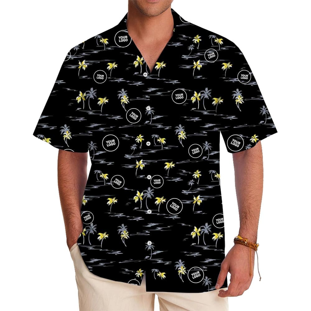 Personalized Aloha Shirt for Business โ Add Your Logo or Picture 1